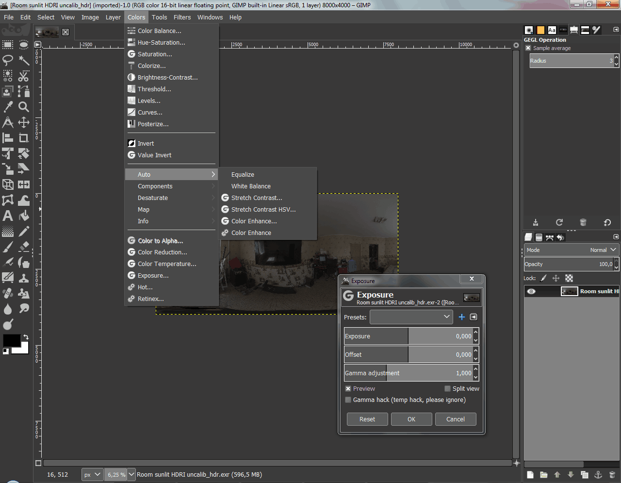 New GIMP 2.9 skin and layout