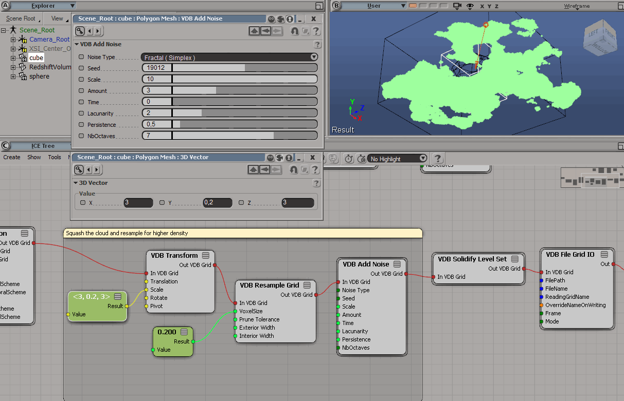 vdb noise setup