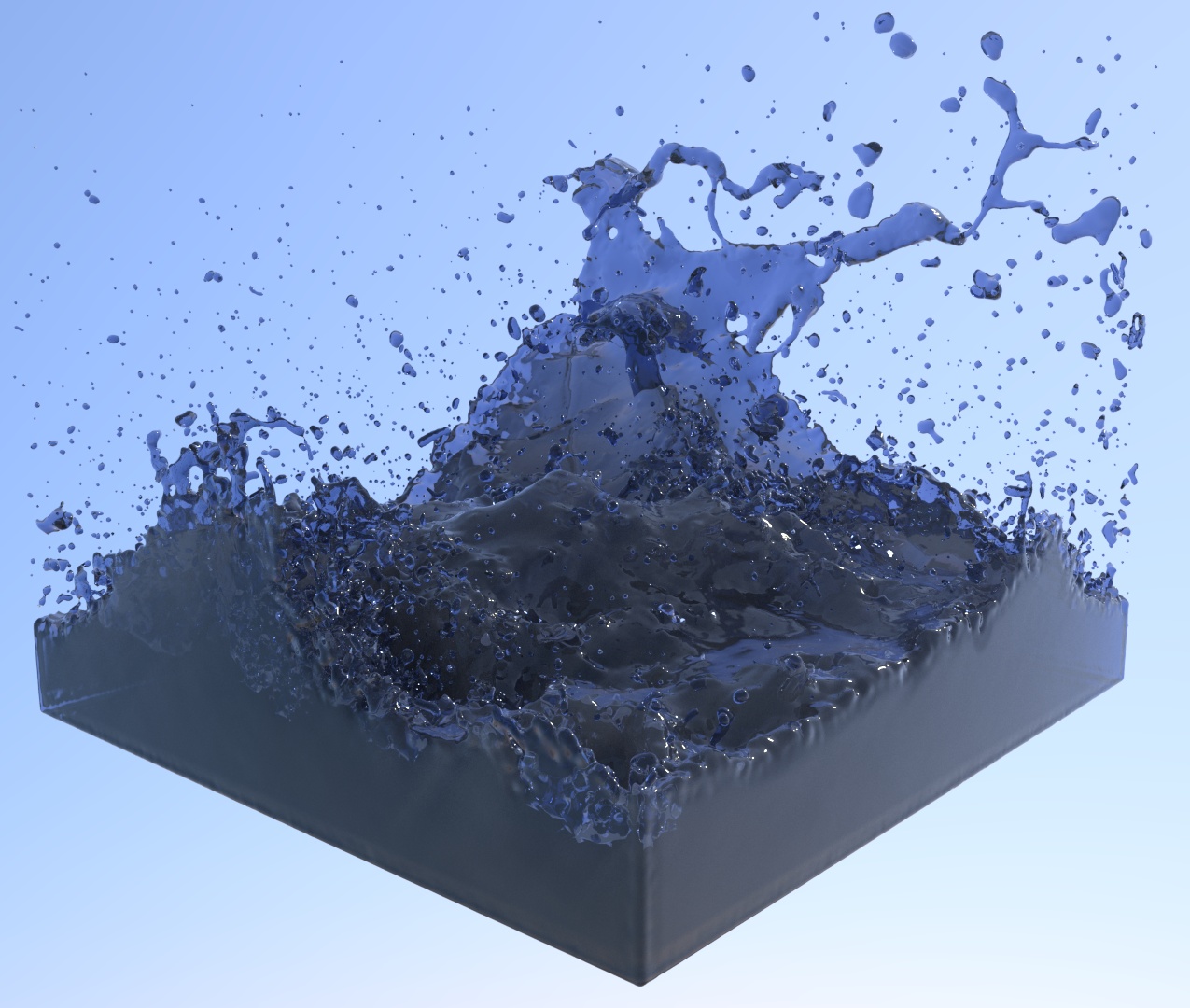 1 mil flex particles redshift render