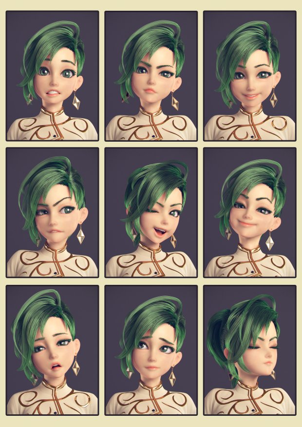 Girl by Shuhei Akaha expressions