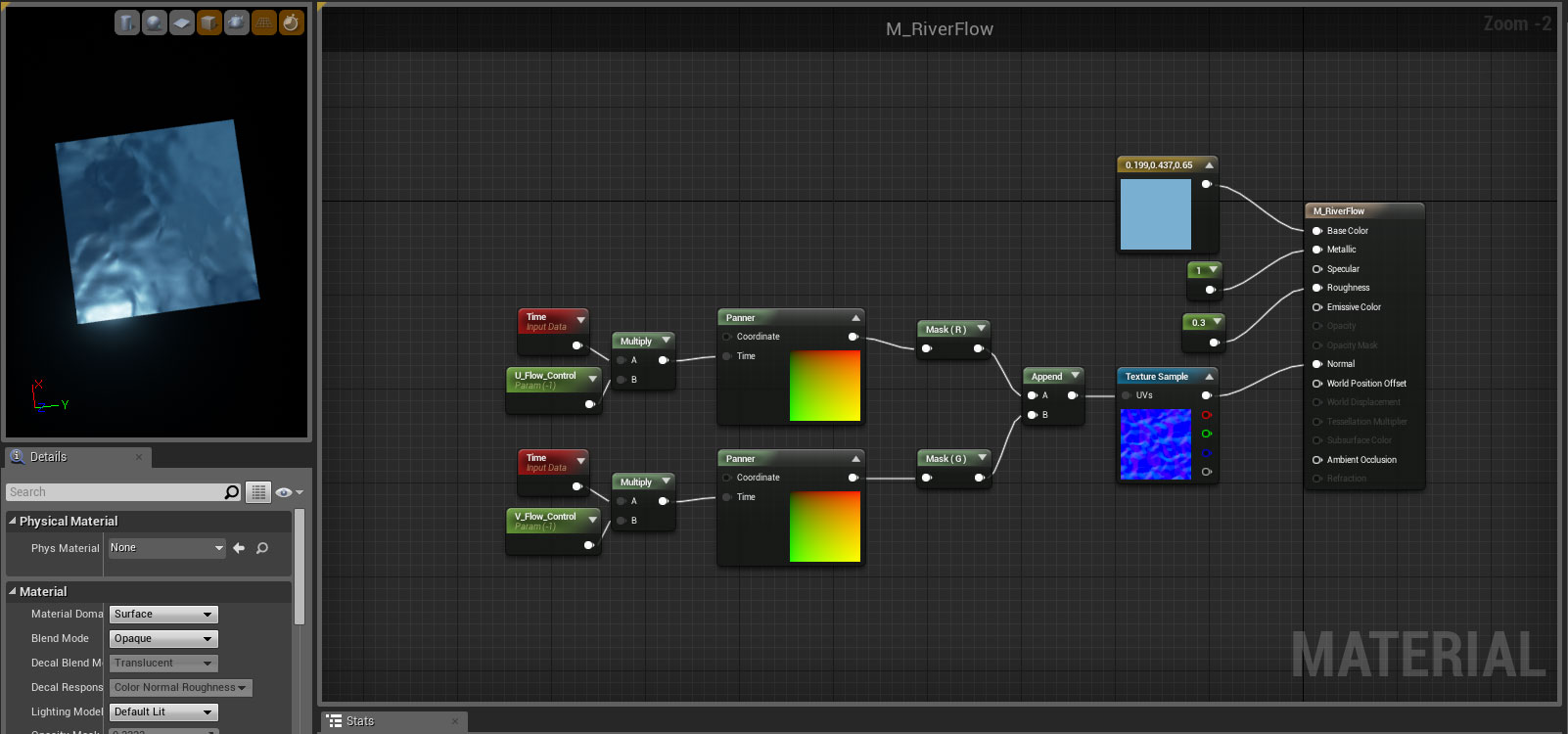 unreal material editor