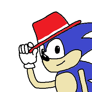 sonic fedora tipping