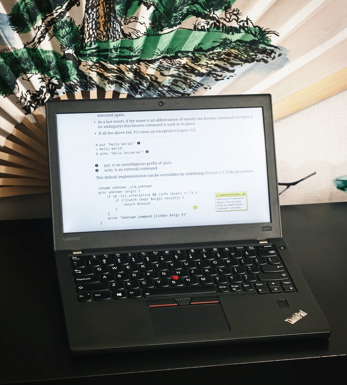 My Lenovo ThinkPad X270